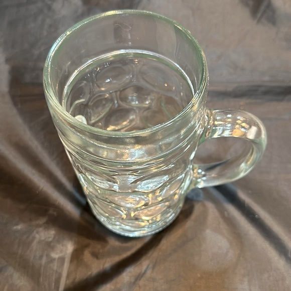 Paulaner Munchen 1 Liter German Beer Stein Mug Dimpled Glass Oktoberfest NWOT - Picture 4 of 8